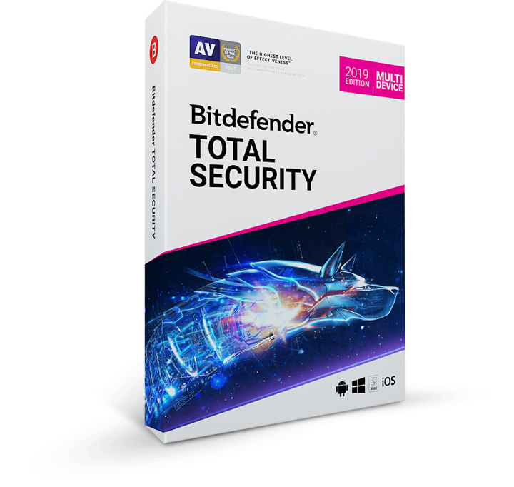 Bitdefender Total Security 2020 (5 Kullanıcı 1 Yıl)